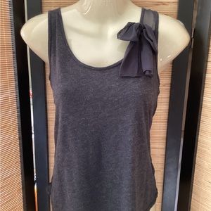 GAP fancy tank top w chiffon bow Sz S EUC